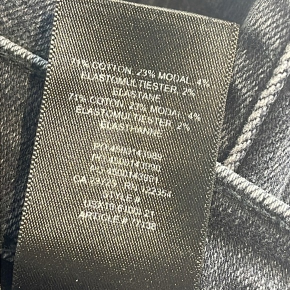 Denim Forum Lola High Rise Skinny Jean Size 28 - Picture 10 of 10